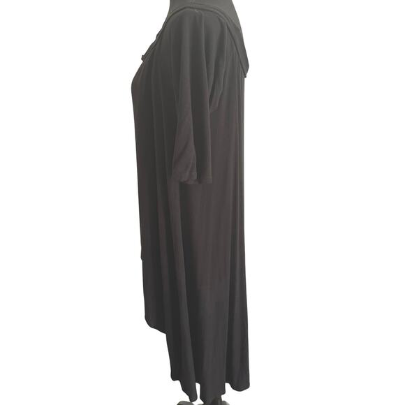 Annabelle Cross Front Hi-Low Tunic 3/4 Sleeve - Large - Picture 4 of 9